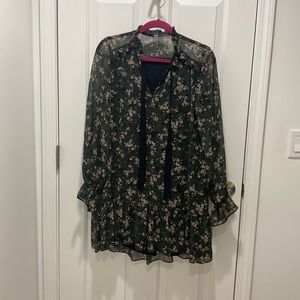 Zara Mini Dress with attached slip